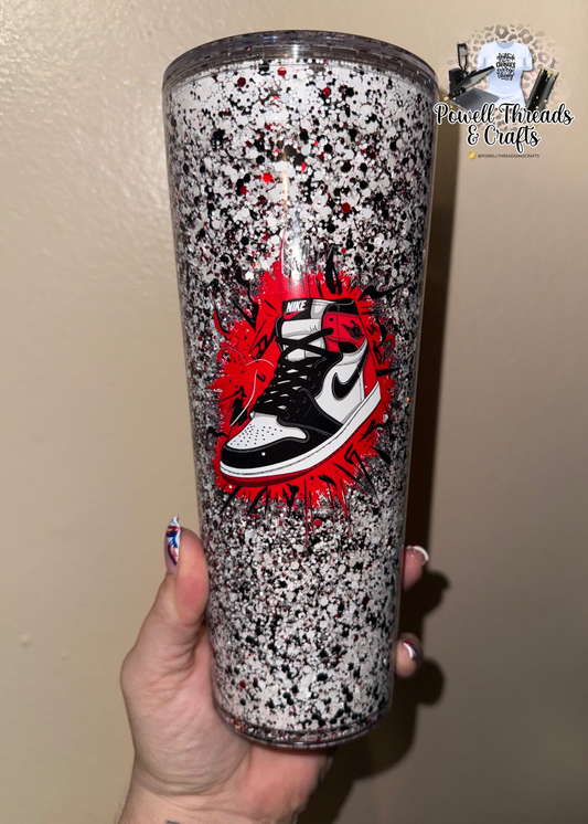 Nike Shoe 24oz acrylic snow globe cup